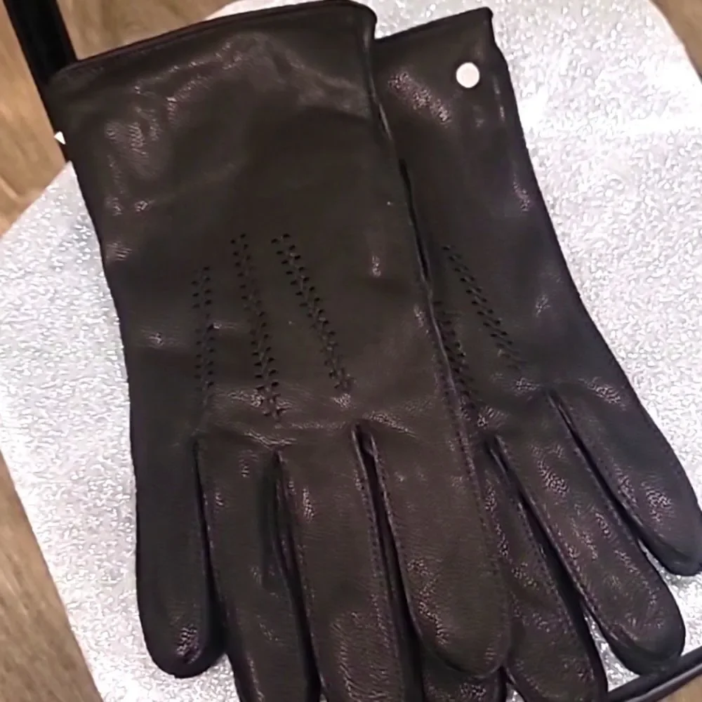 Ugg Faux Fur Lined Wrangell Smart Gloves‎